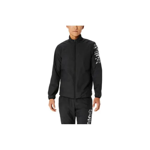 ASICS Hex Graphic Куртки и Пальто Мужской Черный