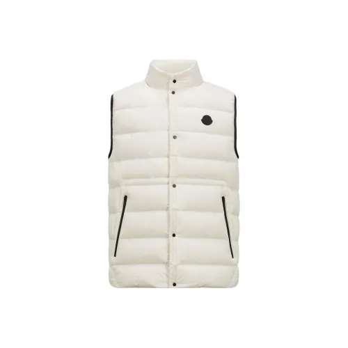 Moncler Пуховик Мужской Цвет Слоновая Кость