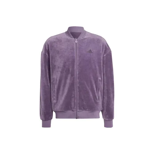 Adidas Тисненый Двусторонний Куртка Куртки Пальто Мужской Фиолетовый