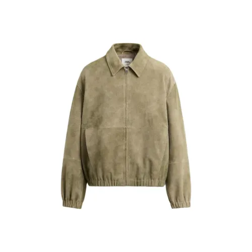 ZARA Желтый Зеленый Мужские Куртки