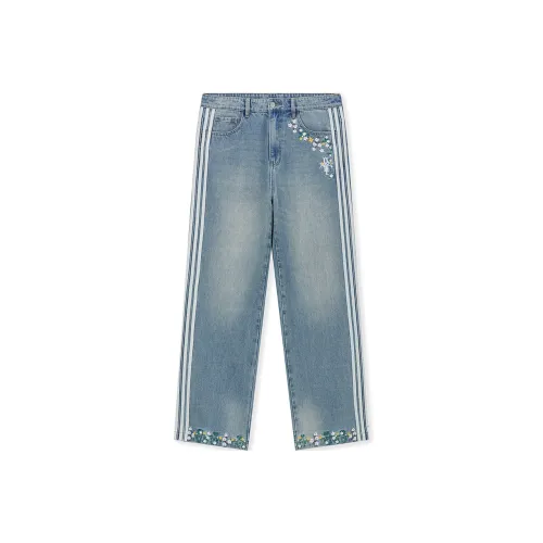 DICETINY Джинсы Унисекс Светлый Синий