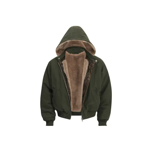 ONITSOP Куртки Пальто Унисекс Армейский зеленый