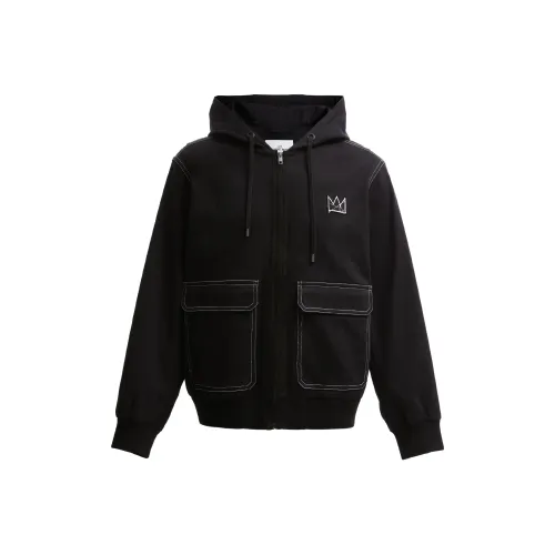 SEASON HIGH Куртки Пальто Унисекс Агат Черный Цвет E40