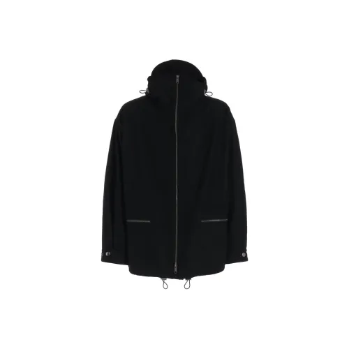 Yohji Yamamoto Ground Y FW24 Куртки и Пальто Унисекс Черный