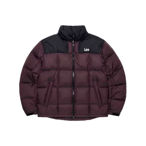 Lee Down Jacket Unisex Burgundy