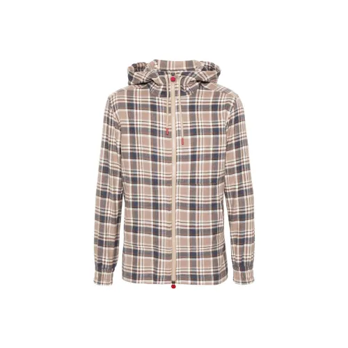 KITON Светло-янтарный Мужской Куртки