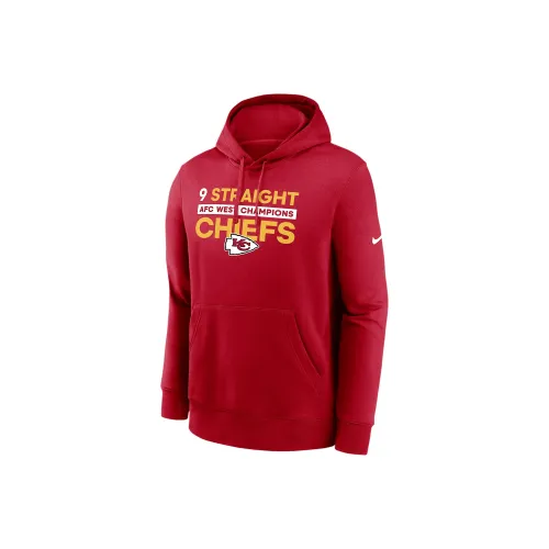 Nike ClubNFL FW24 KANSAS CITY Chiefs Свитшот Мужской Красный