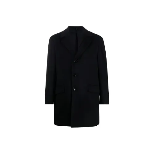 KITON Мужское черное пальто