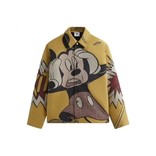 KITH Disney Co Бренд FW23 Куртка Унисекс Желтый