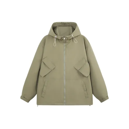 Endless Abyss Куртки Пальто Унисекс Горох Зеленый