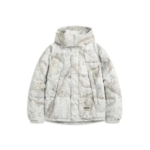 LINING Sports Life Collection Пуховик Мужской Белый