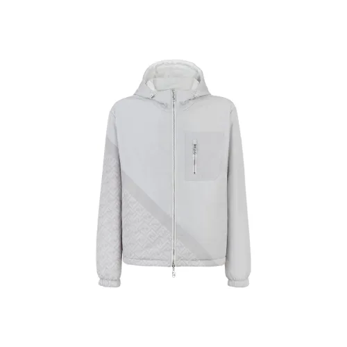 FENDI Куртки и Пальто Мужской Светло-Серый