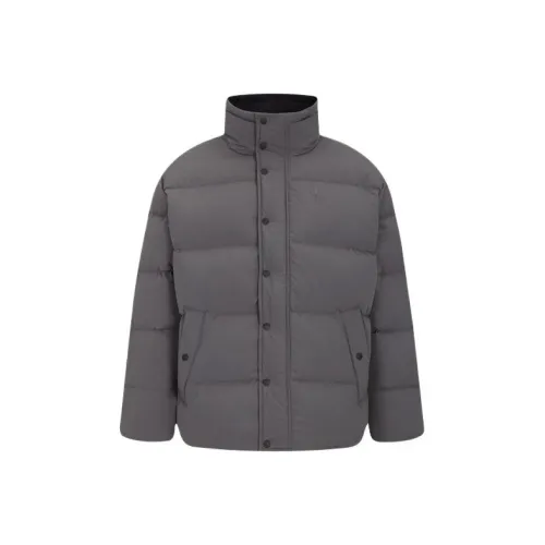 CALVIN KLEIN Пуховик Мужской Темно-Серый