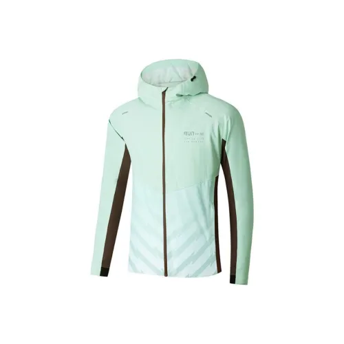 361° x Little Liu Duck Совместный модель Ветрозащитная ветровка Мужская Мятный Темно-кофейный Кофе