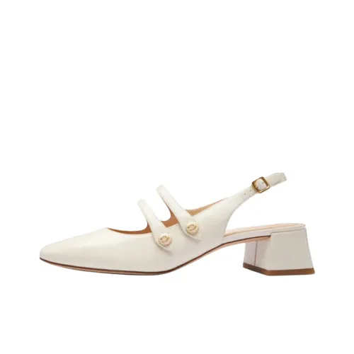 COACH WINLEY Грубый каблук Высокие каблуки 3,5 см Женские Белые