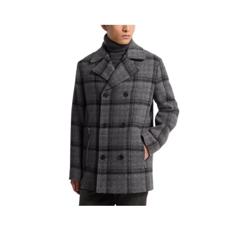 MICHAEL KORS Черное Мужское Пальто