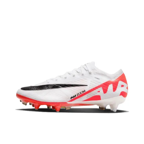 Nike Zoom Mercurial Superfly 9 SG Мягкая трава Амортизация Износостойкие футбольные бутсы Мужские Белые