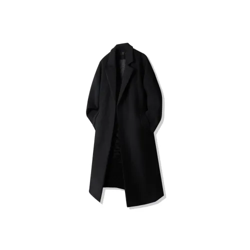 SHANTREE Черное унисекс пальто