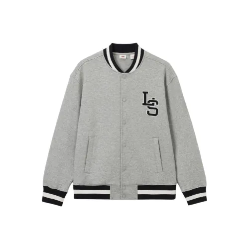 Levi's Бейсбольная куртка Мужская Серого цвета