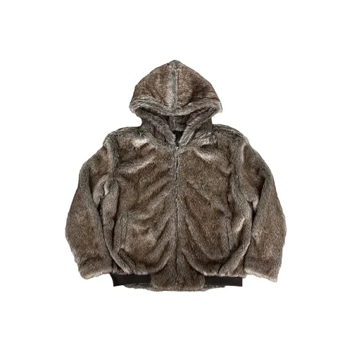 Apriority Clothing Коричневая унисекс куртка