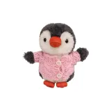 Розовый свитер с пингвином