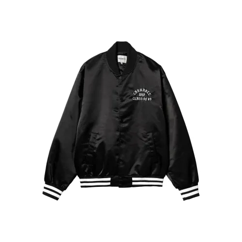 Carhartt WIP SS24 CLASS OF 89 Bomber Куртка Бейсбольная куртка Мужская Черная