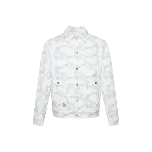 LESS IS MORE Куртки Пальто Мужской Серый Белый