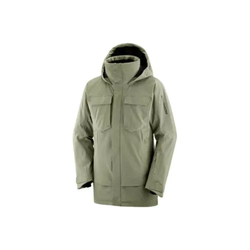 SALOMON STANCE Оливковый Мужской Куртки