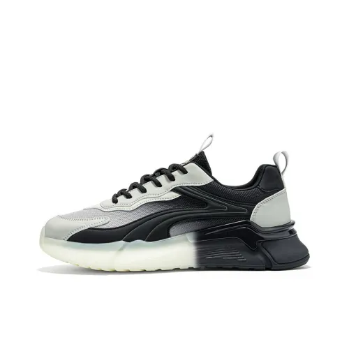 AOKANG Подошва ETPU Черный Белый Градиент Спортивный Износостойкий Легкий Дышащий и Противоскользящий. Низкий Топ