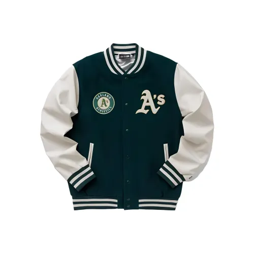 New Era Зеленый Мужской Бейсбольный Джерси