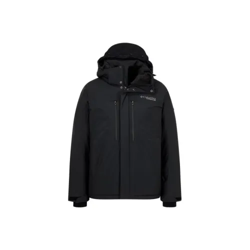 Columbia Титан Public Clive Озеро Пуховик Мужской Черный