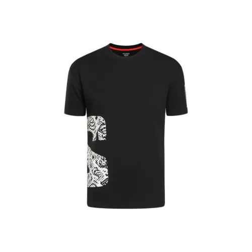 SALOMON SS25 T-Shirt Унисекс Темно-черный