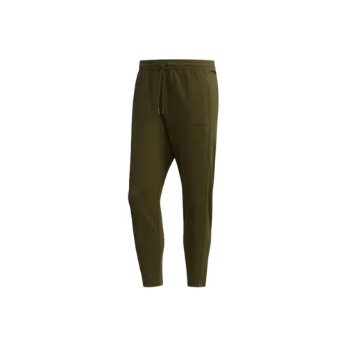 ADIDAS NEO Тренировочные брюки Мужские Ночной груз Зеленый