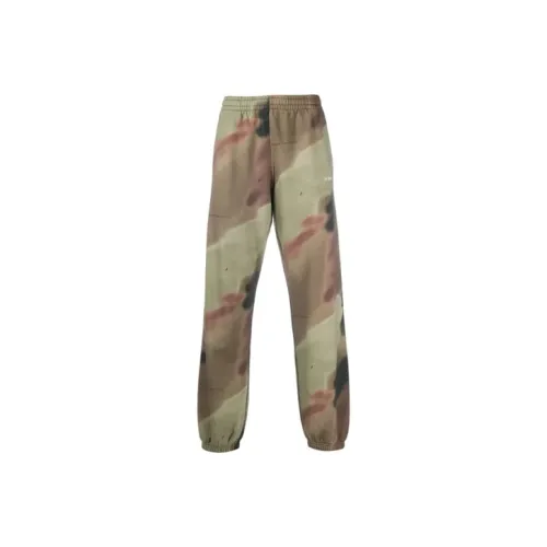 Off Белый Зеленый Мужские Вязаные Спортивные Штаны