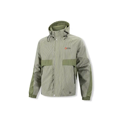 SWISS MILITARY Куртки и Пальто Унисекс Легкий Армейский Зеленый