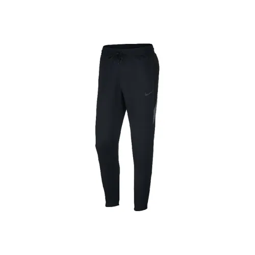 Nike Вязаные тренировочные штаны мужские черные