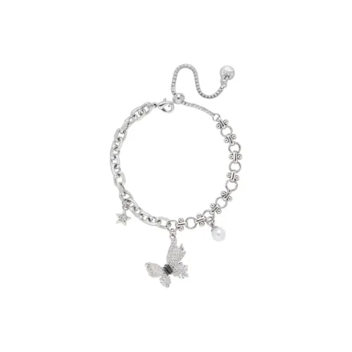 KING OF BLING Сплав Циркон Искусственная жемчужина Браслеты Женские