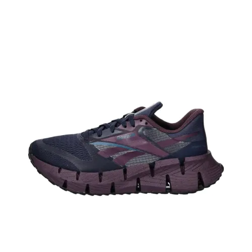 Reebok FLOATZIG 1 Устойчивый к истиранию Низкий Топ Повседневные Беговые кроссовки Женские Морской синий