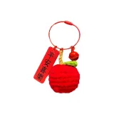 Благополучие и счастье Двусторонний Персонаж Плэк-Красное яблоко с Пряжа Подвески