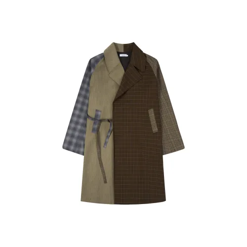 MODITEC Темно-кофейный унисекс тренч