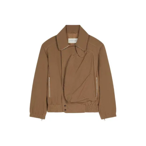DRIES VAN NOTEN Верблюжий Коричневый Мужские Куртки