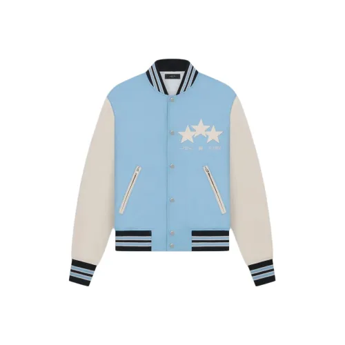 AMIRI OVERSIZED Звезды VARSITY Куртка Куртки Пальто Мужской Синий