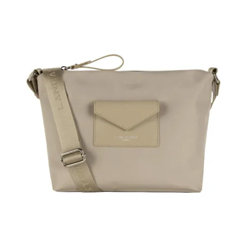 Lancaster Нейлоновые Сумки через плечо Сумка на плечо Женская Серого цвета