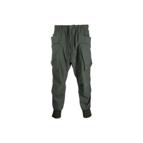 Y 3 Зеленые Мужские Карго Брюки