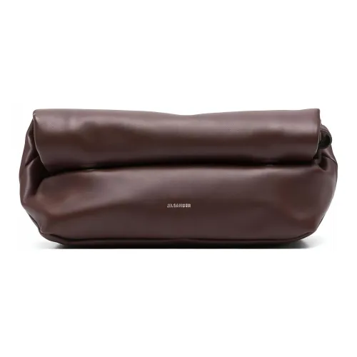 JIL SANDER Телячья кожа Клатч Женский Темно-красный