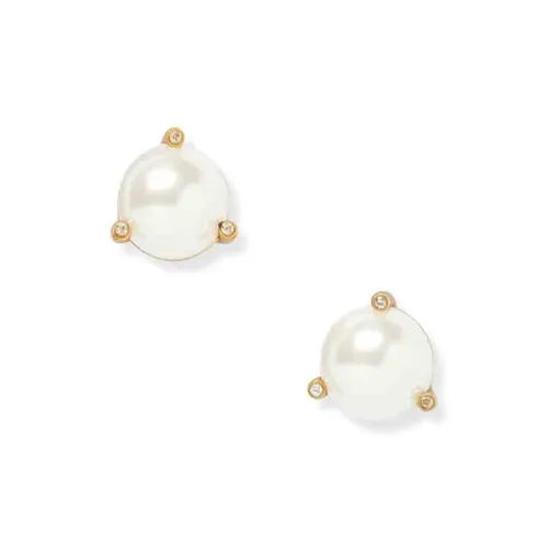 Kate Spade Стекло Серьги-гвоздики Женские Белые