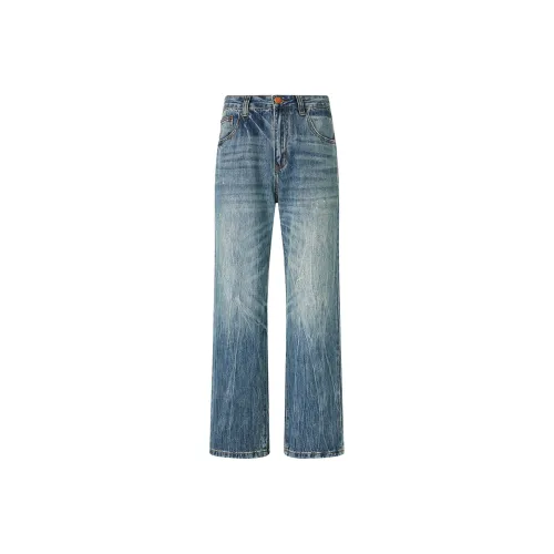 GTRG Светло-синие унисекс джинсы