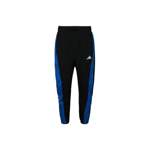 Adidas Черные Мужские Вязаные Тренировочные Штаны