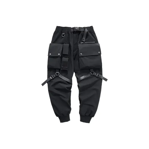 VIP Карго Брюки Повседневные Брюки Мужские Черные