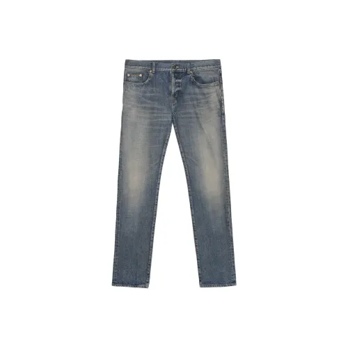 SAINT LAURENT Blue Men's Jeans SAINT LAURENT Синий Мужские Джинсы